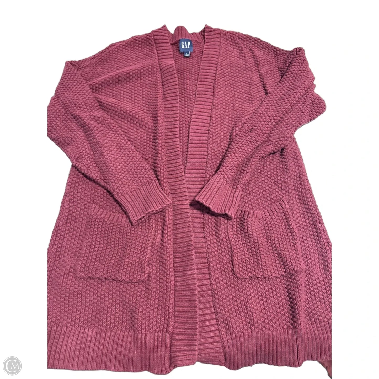 Cardigan By Gap In Maroon, Size: L