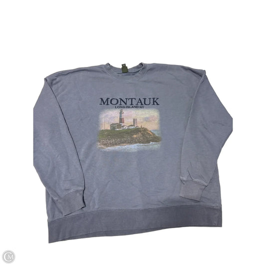 Top Long Sleeve By Wild Fable In Blue, Size: Xs