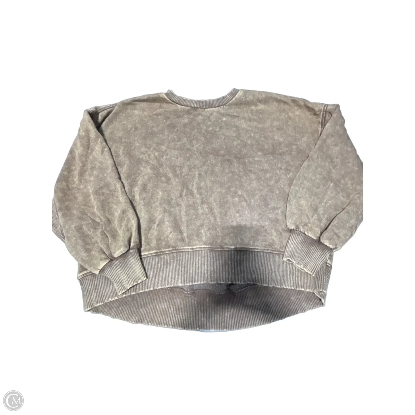 Top Long Sleeve By Zenana In Tan, Size: 2x