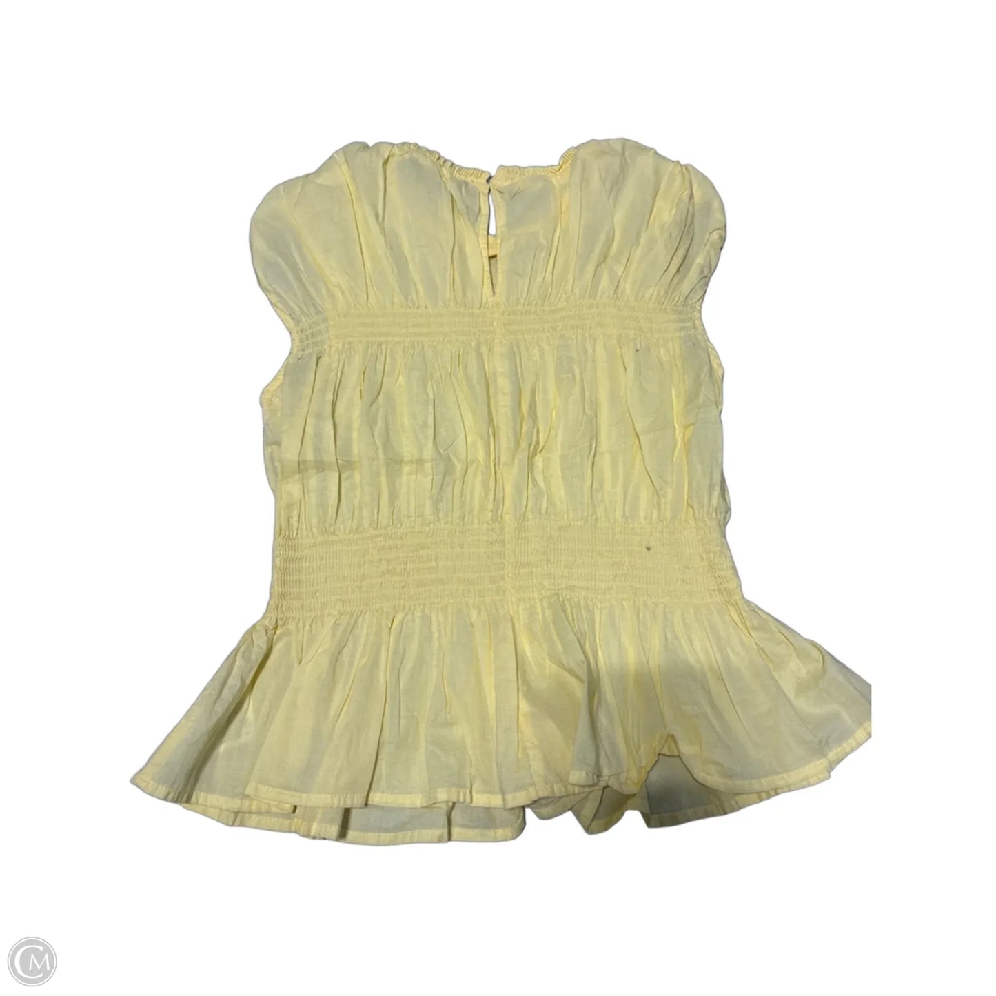 Top Short Sleeve By Joes Jeans In Yellow, Size: M