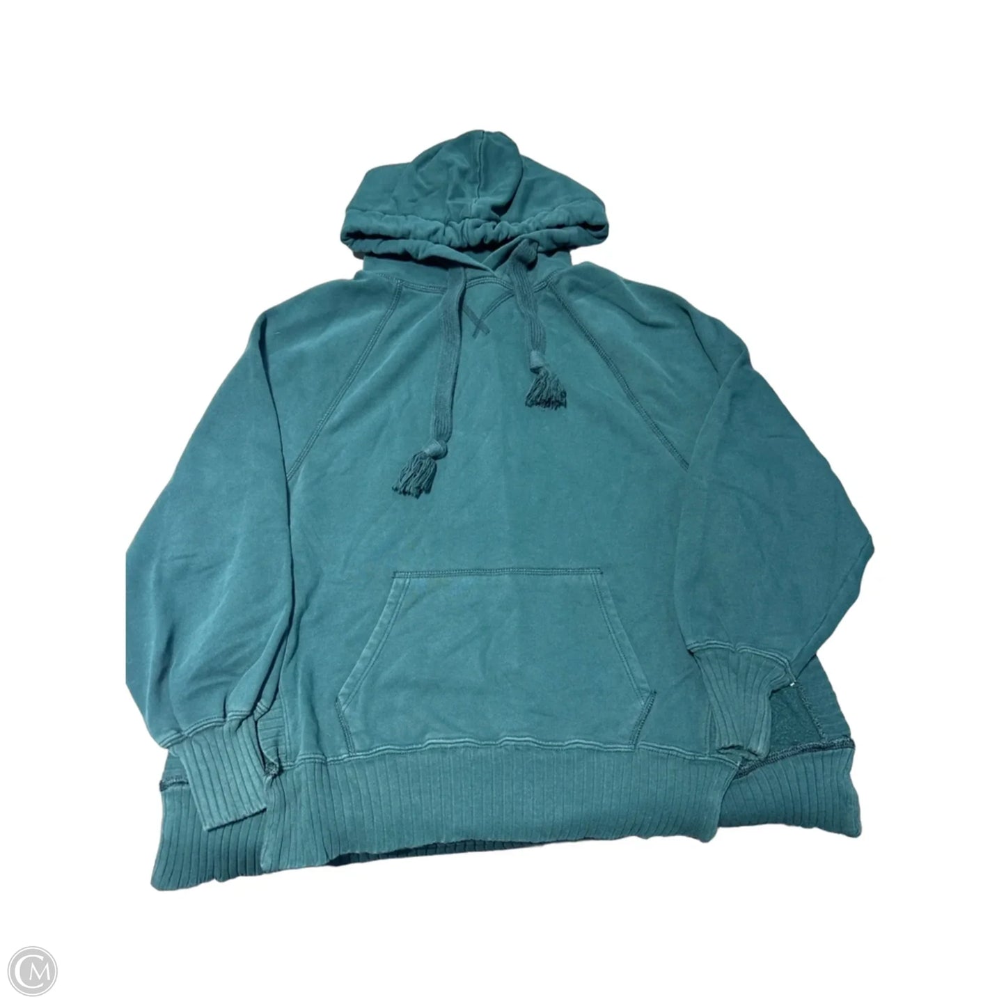 Sweatshirt Hoodie By American Eagle In Green, Size: S
