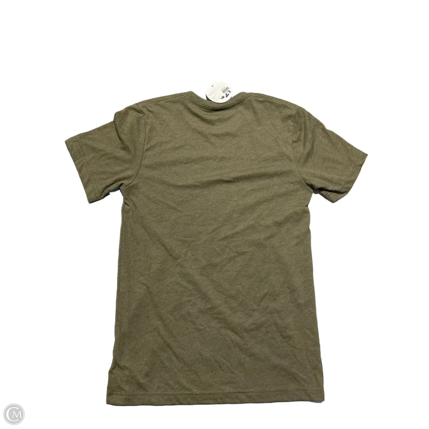 Top Short Sleeve Basic By Bella + Canvas In Green, Size: S