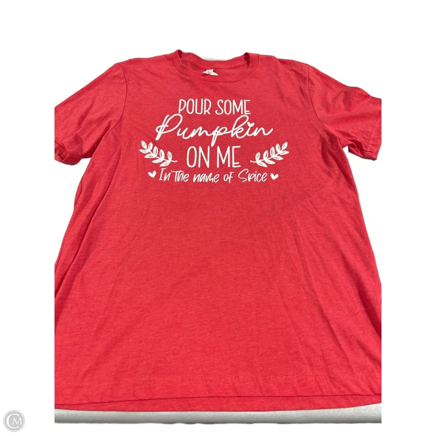 Top Short Sleeve Basic By Bella + Canvas In Red, Size: L