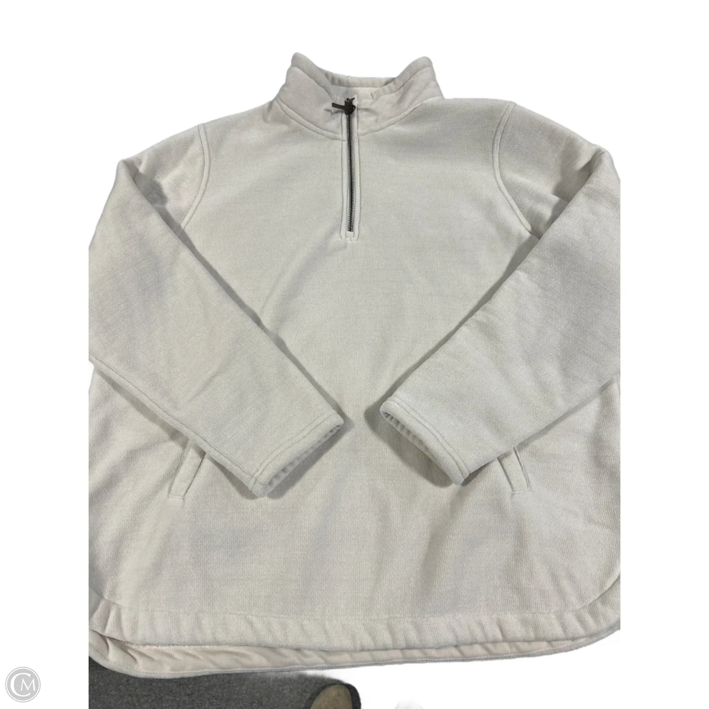 Sweatshirt Collar By 32 Degrees In Cream, Size: Xl