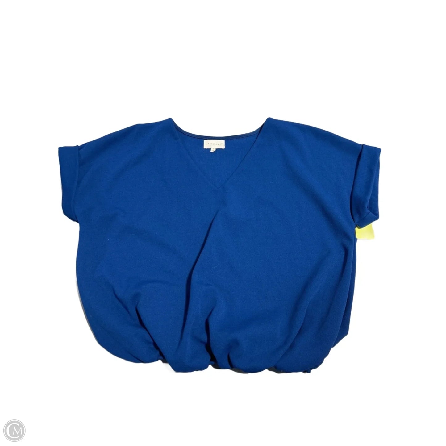 Top Short Sleeve By Melloday In Blue, Size: M