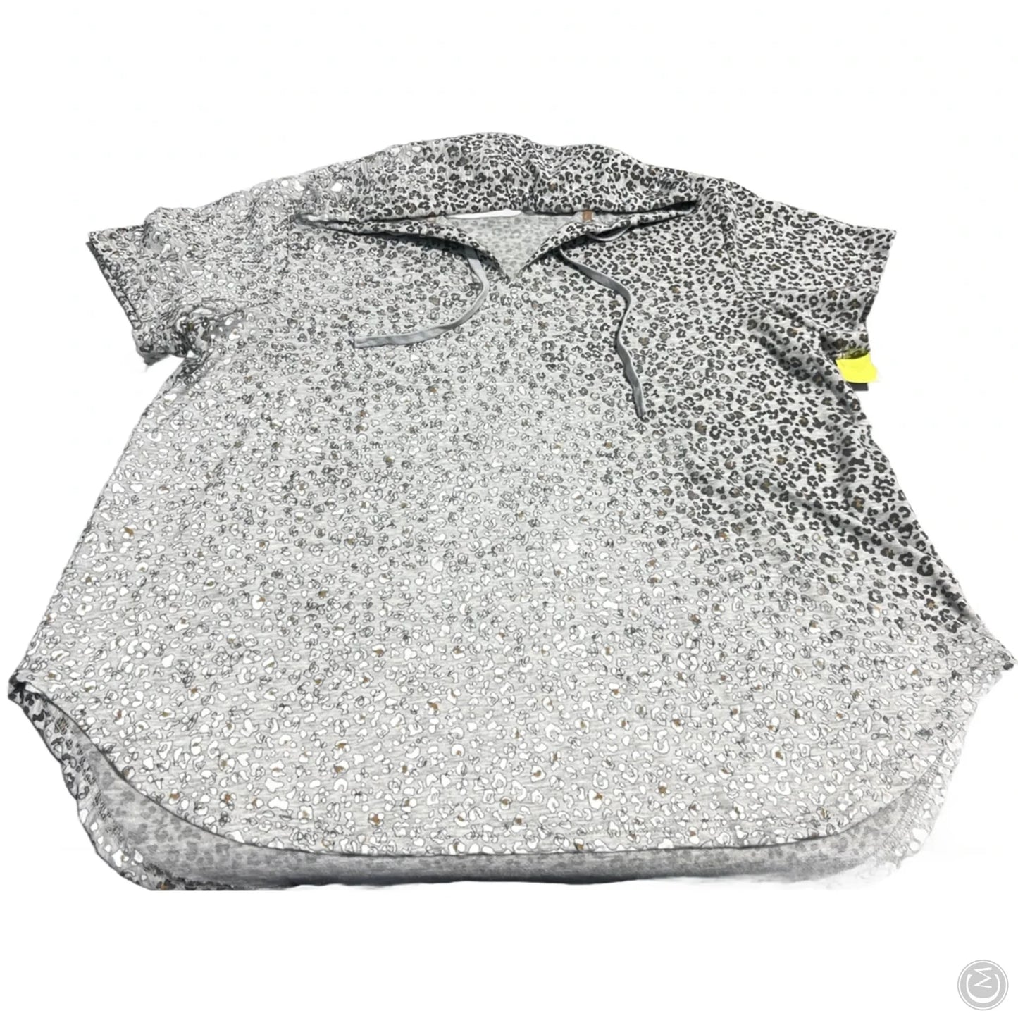 Top Short Sleeve By Jane And Delancey In Animal Print, Size: 1x