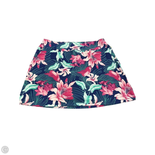 Athletic Skort By Tommy Bahama In Floral Print, Size: M