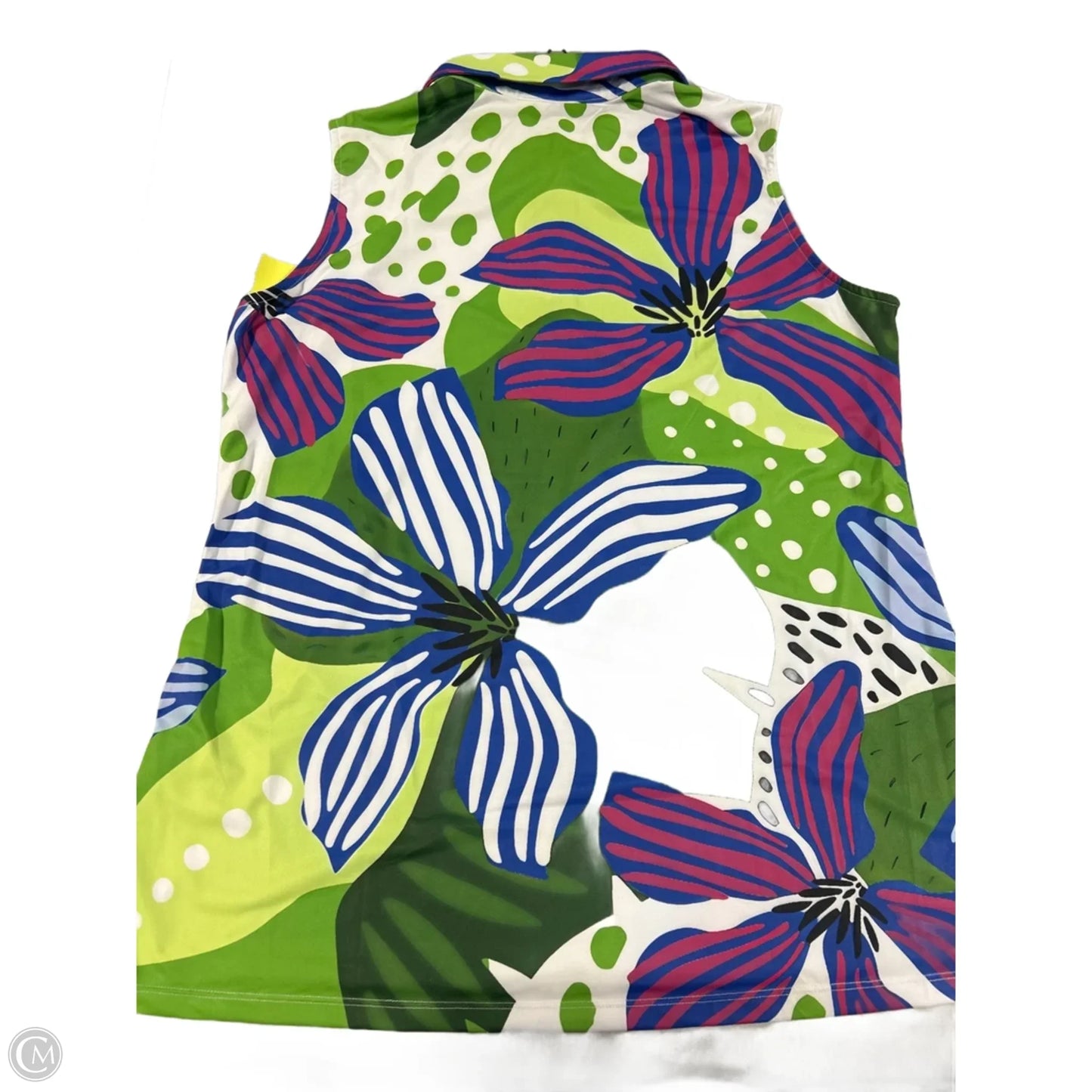 Athletic Tank Top By Cmc In Floral Print, Size: L