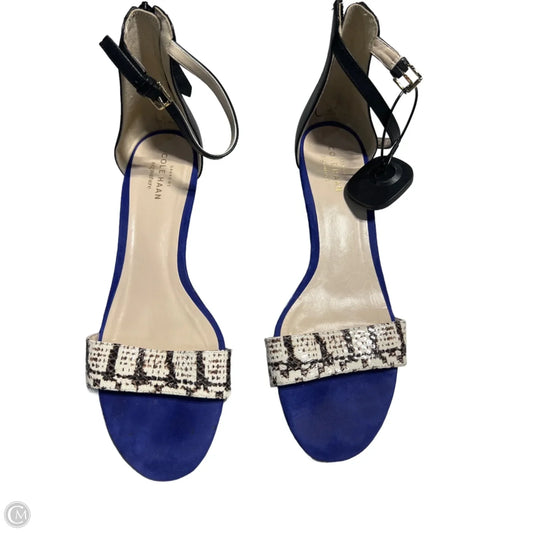 Sandals Heels Kitten By Cole-haan In Animal Print, Size: 9