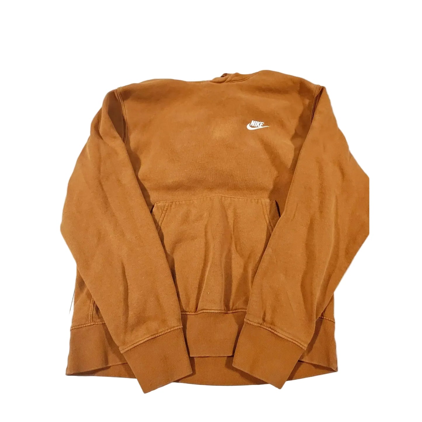 Sweatshirt Hoodie By Nike In Orange, Size: S