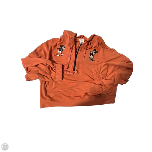Top Long Sleeve By Cmc In Orange, Size: S