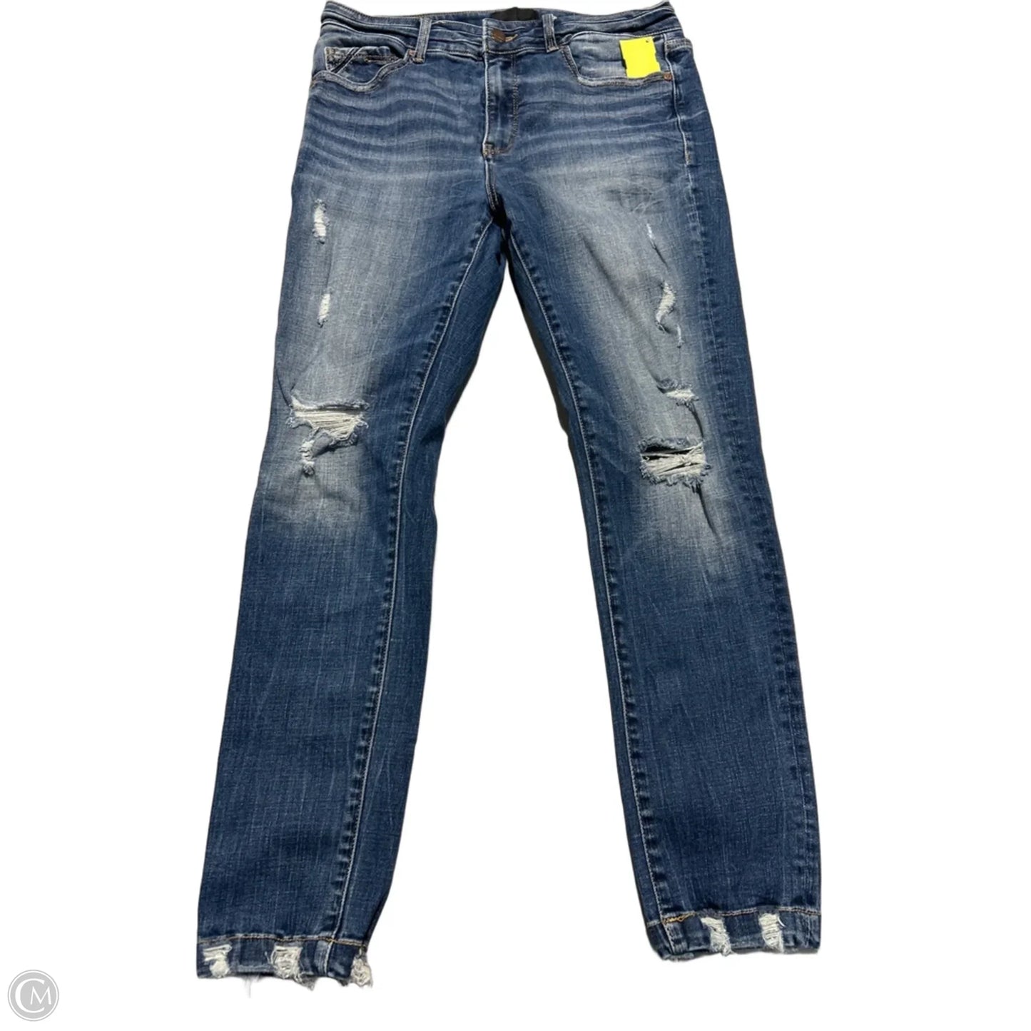 Jeans STRAIGHT By Buckle Black In Blue, Size: 10