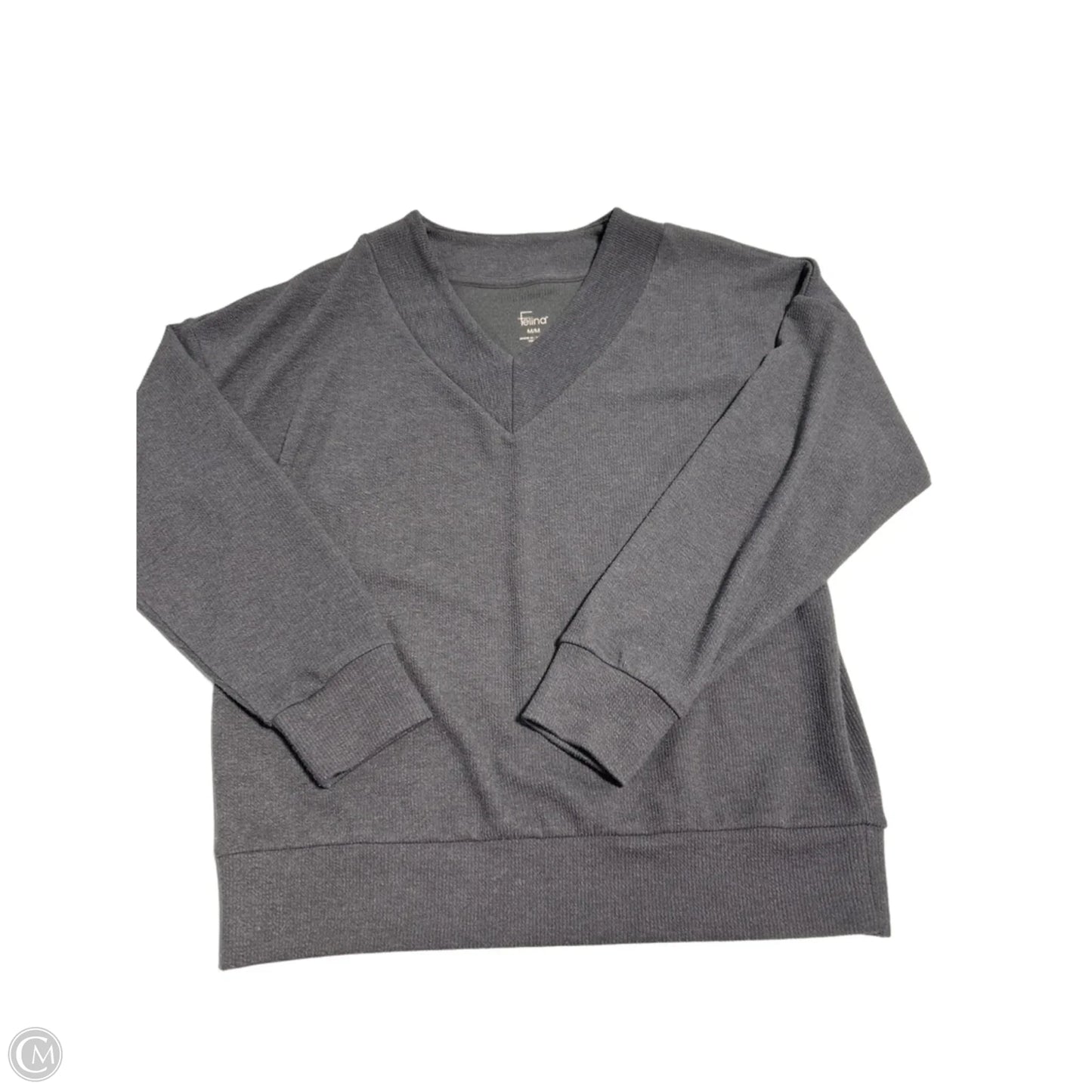 Top Long Sleeve By Felina In Brown, Size: M
