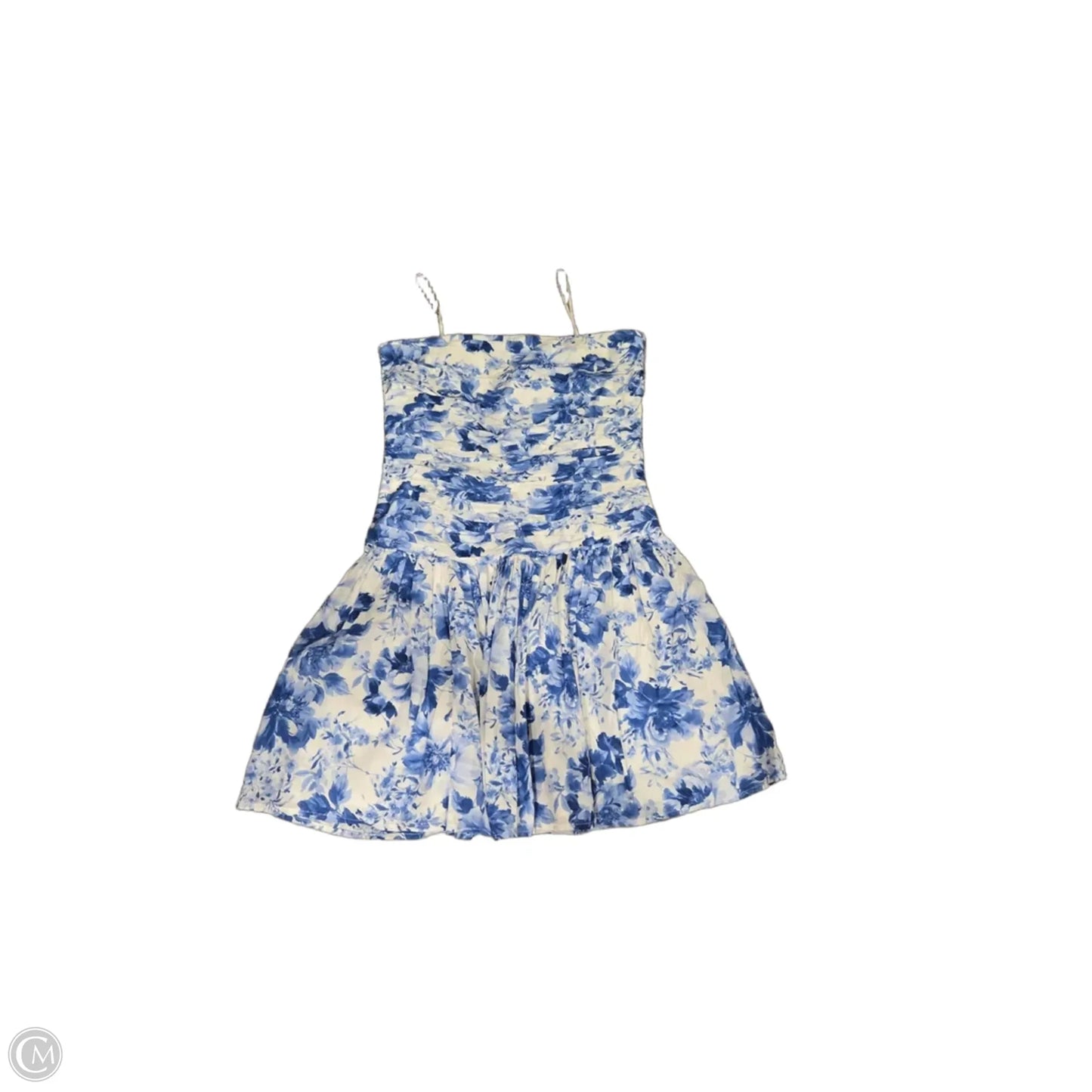 Dress Casual Short By Abercrombie And Fitch In Blue & White, Size: Xs