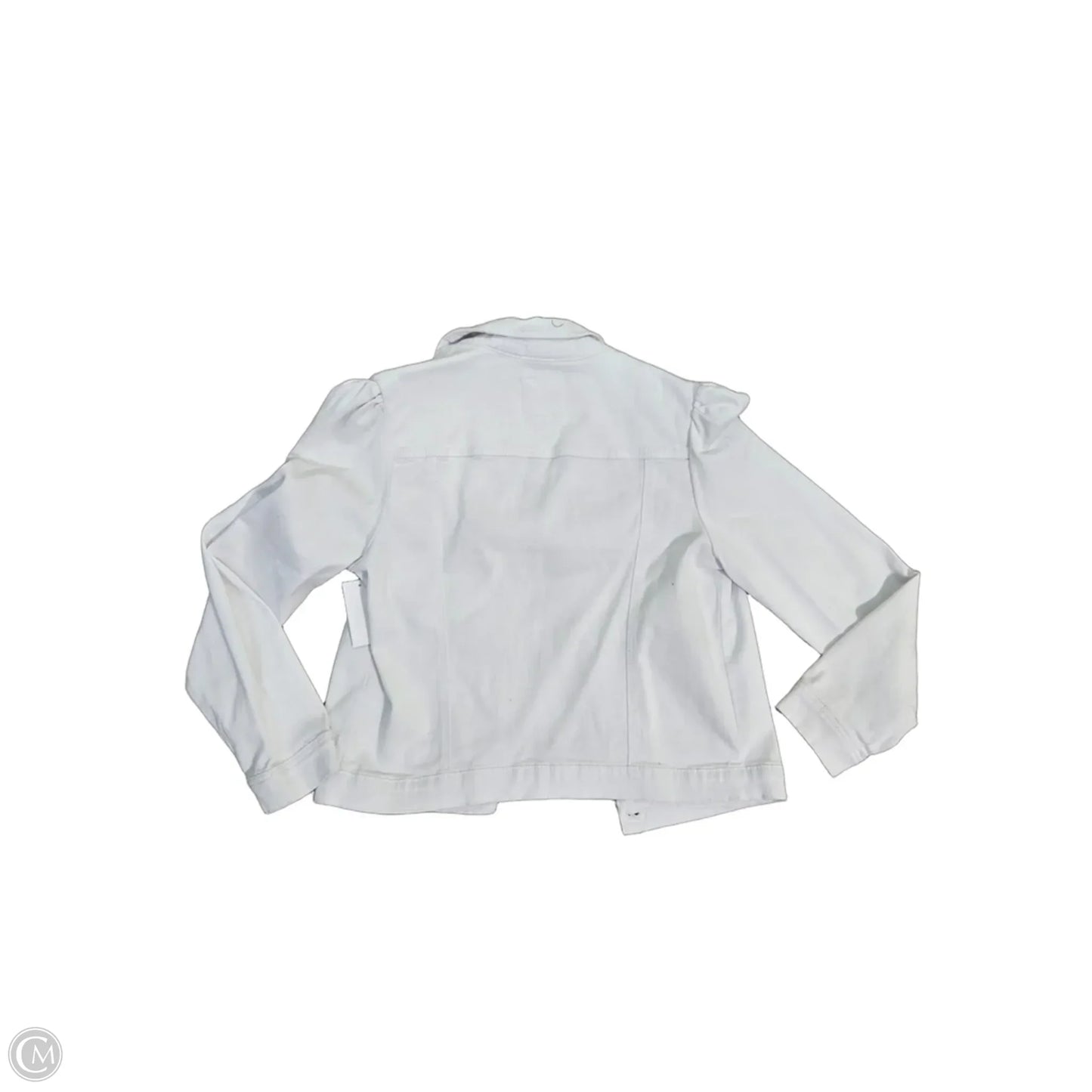 Jacket Denim By Kensie In White, Size: L