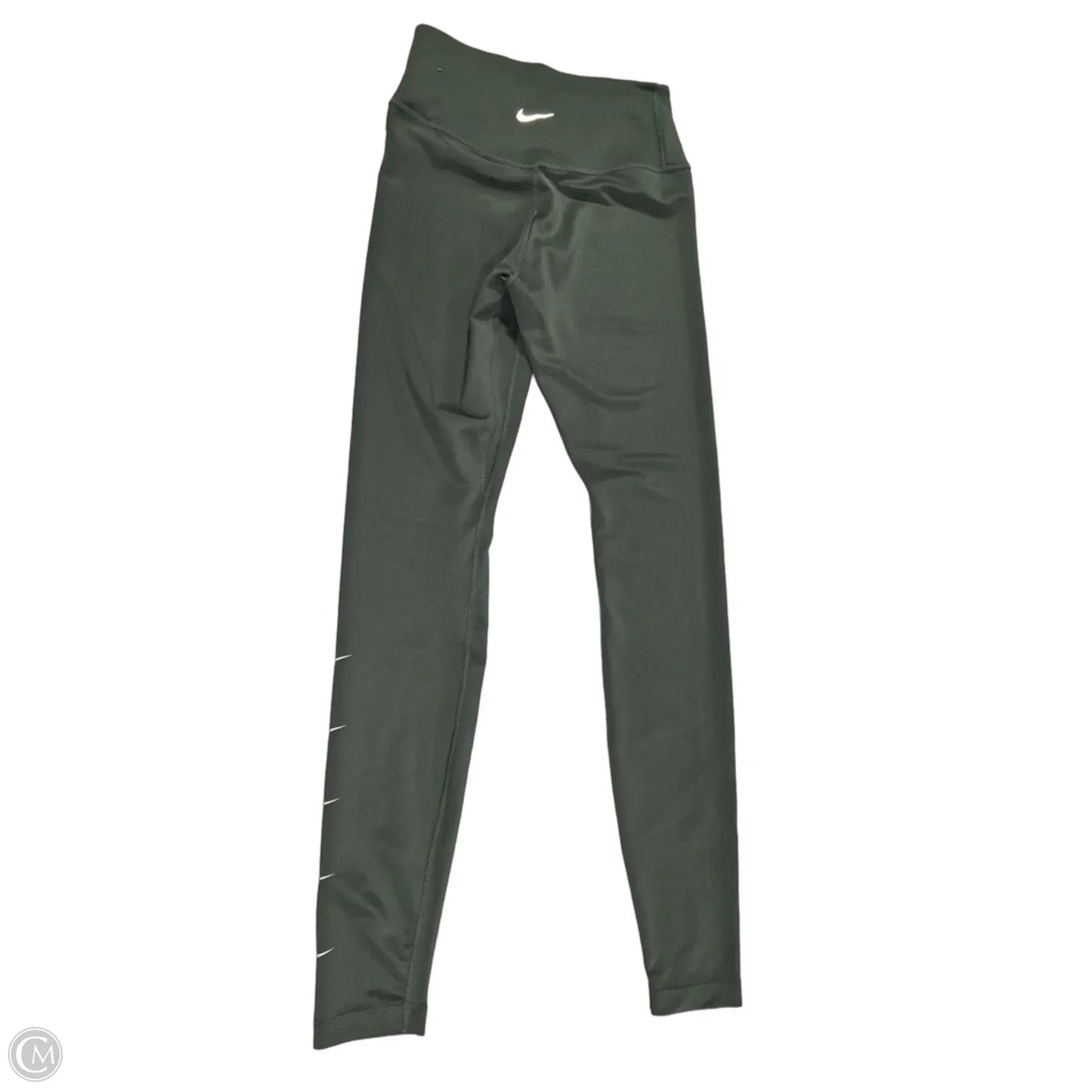 Athletic Leggings By Nike In Green, Size: Xs