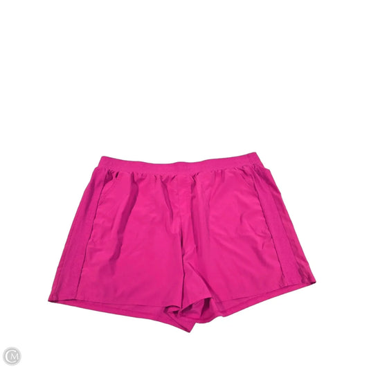 Athletic Shorts By Croft And Barrow In Pink, Size: 3x