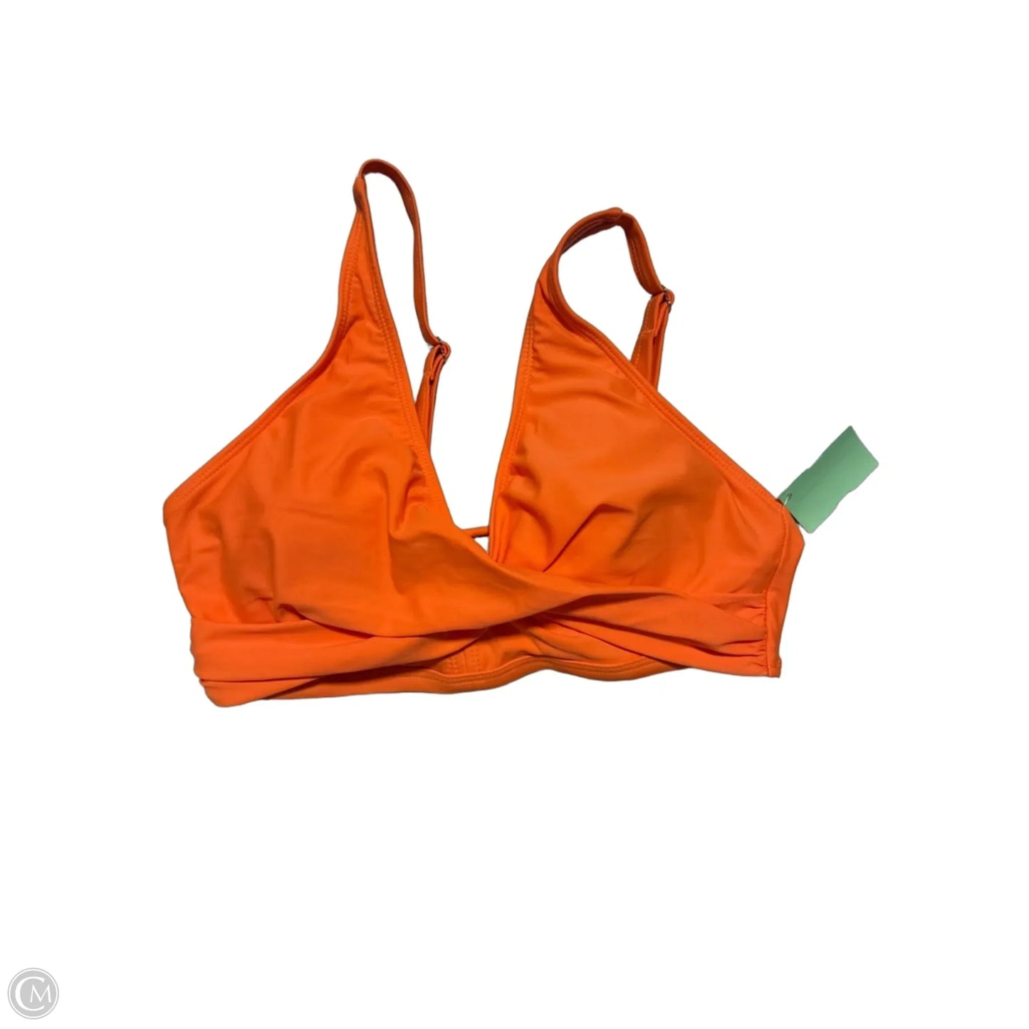 Swimsuit Top By Cmc In Orange, Size: M