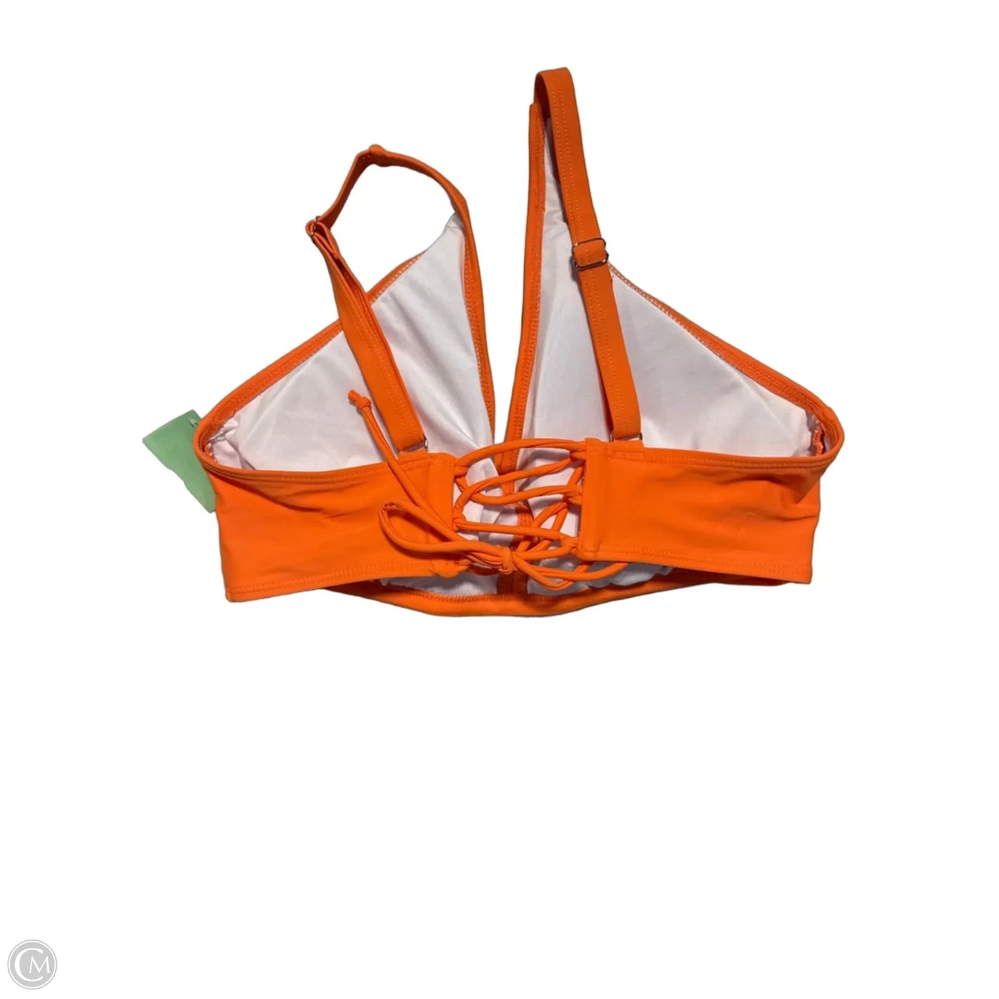 Swimsuit Top By Cmc In Orange, Size: M