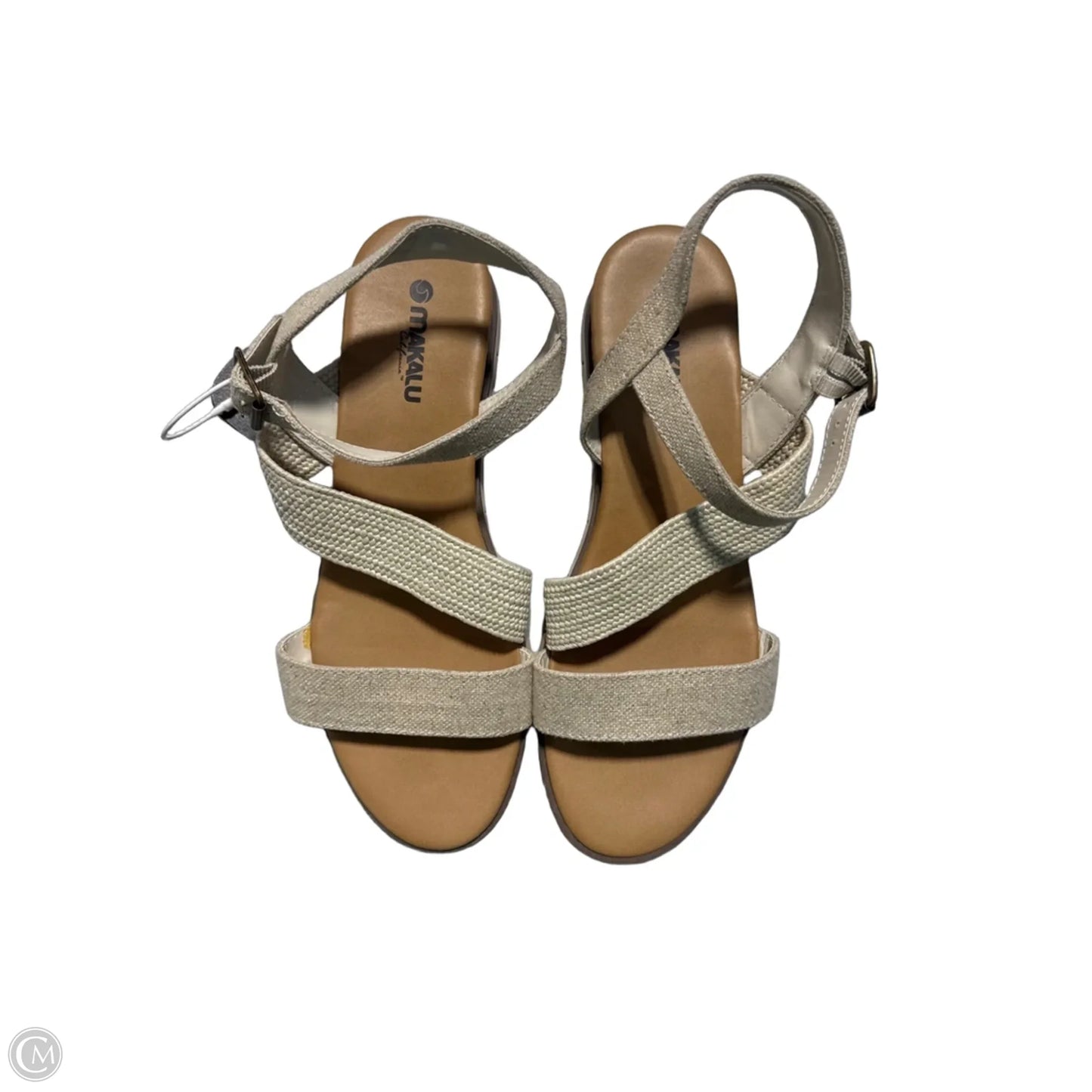 Sandals Flats By Cmc In Tan, Size: 8.5