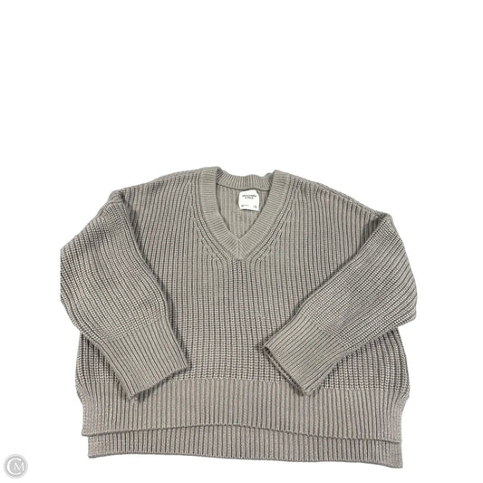 Sweater By Abercrombie And Fitch In Grey, Size: Xl