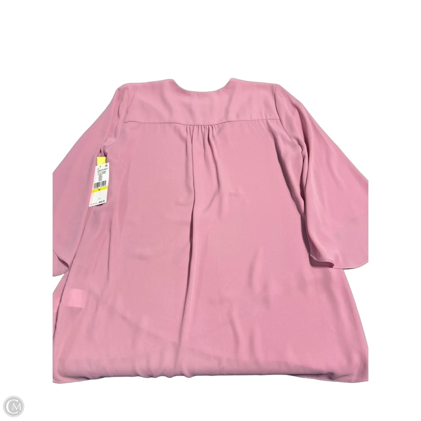 Top 3/4 Sleeve By Karen Kane In Pink, Size: M