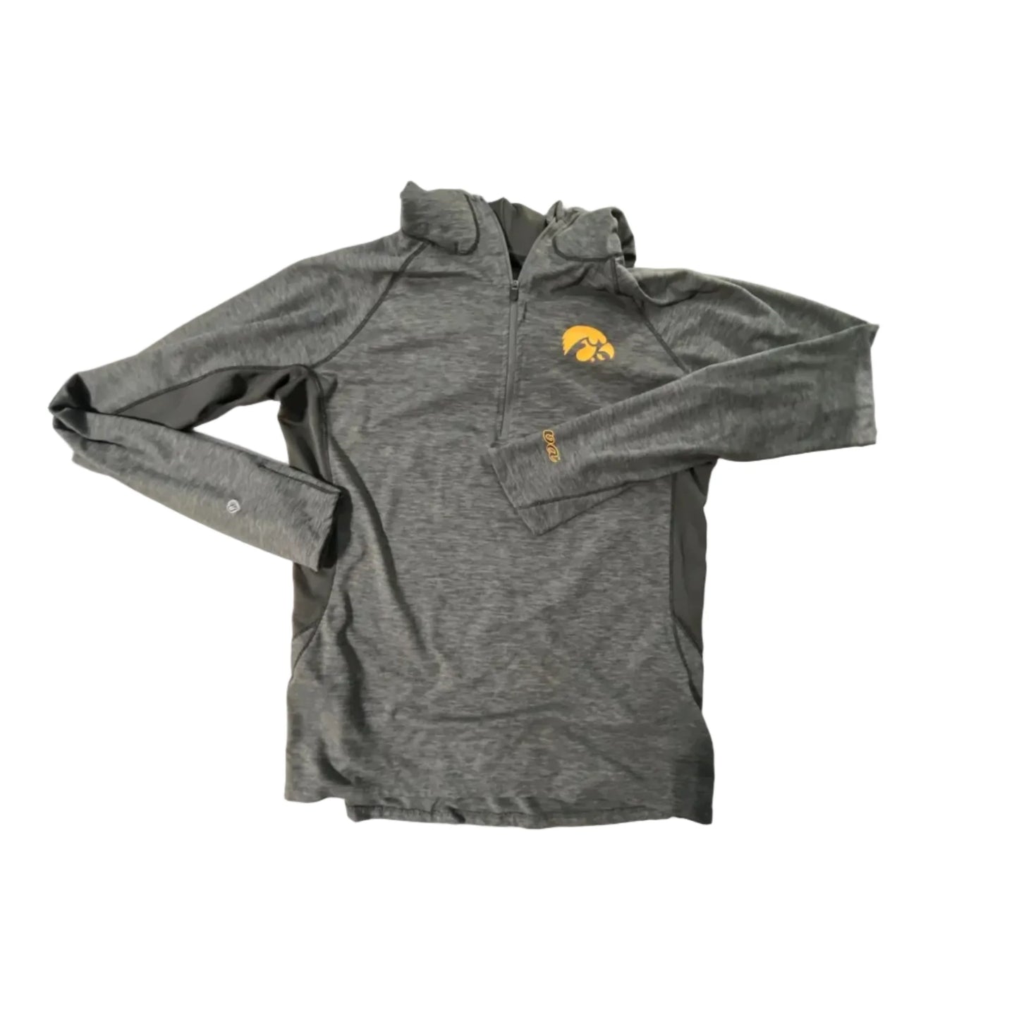 Athletic Top Long Sleeve Hoodie By Colosseum In Grey, Size: L