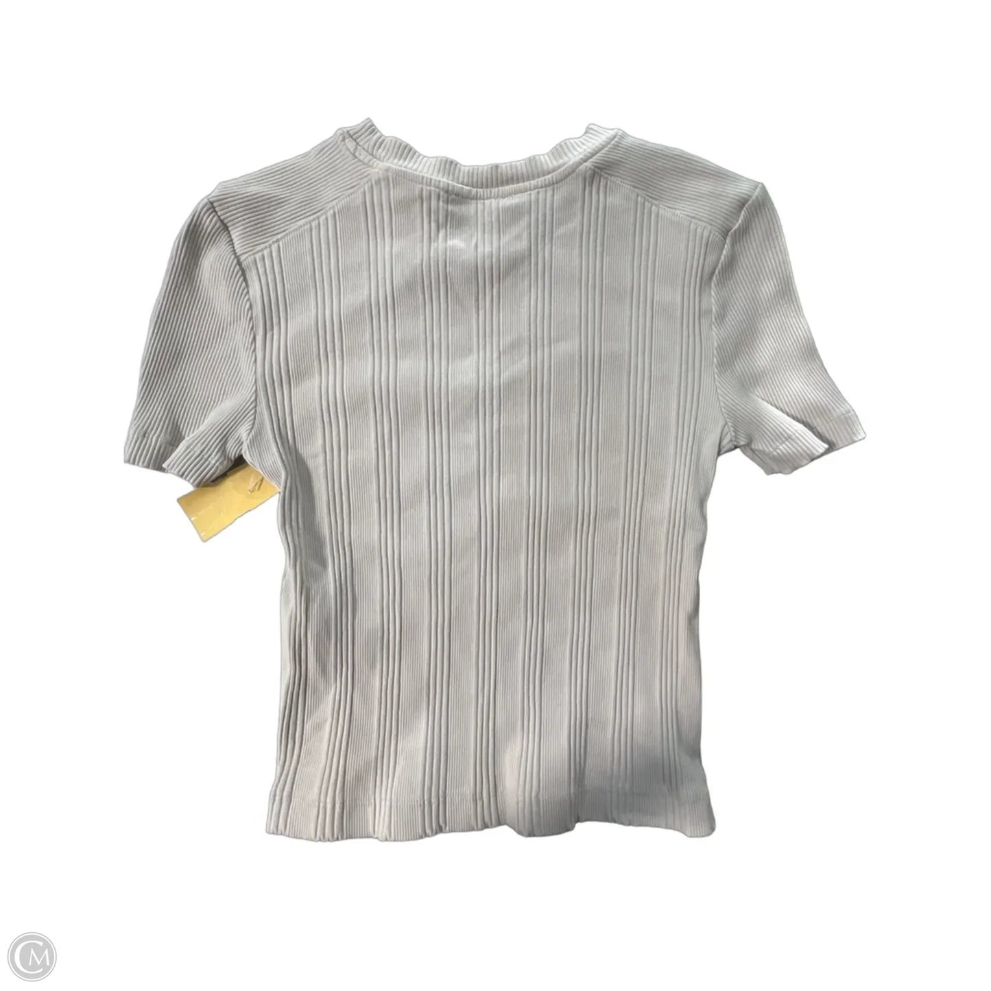 Top Short Sleeve By Zara In Beige, Size: M