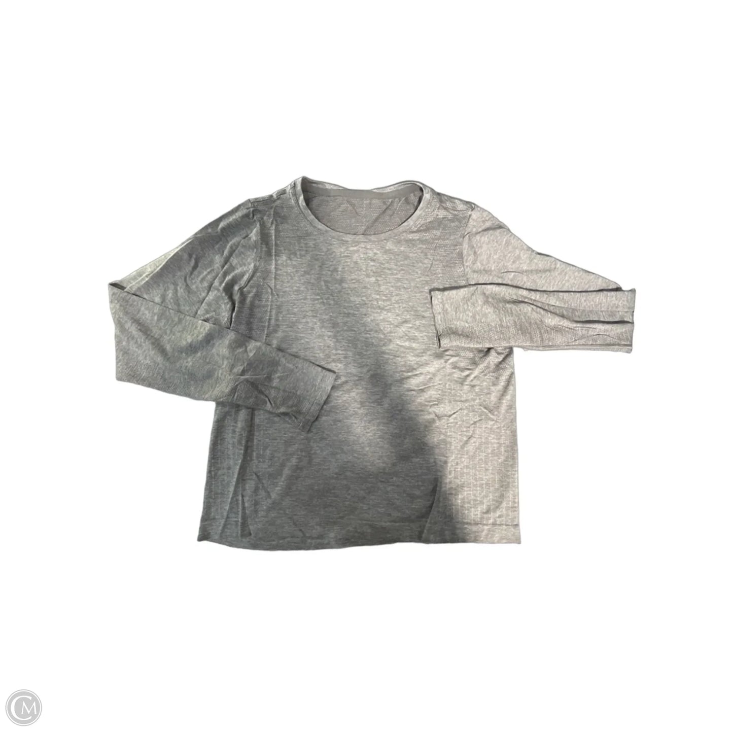 Athletic Top Long Sleeve Crewneck By All In Motion In Grey, Size: M