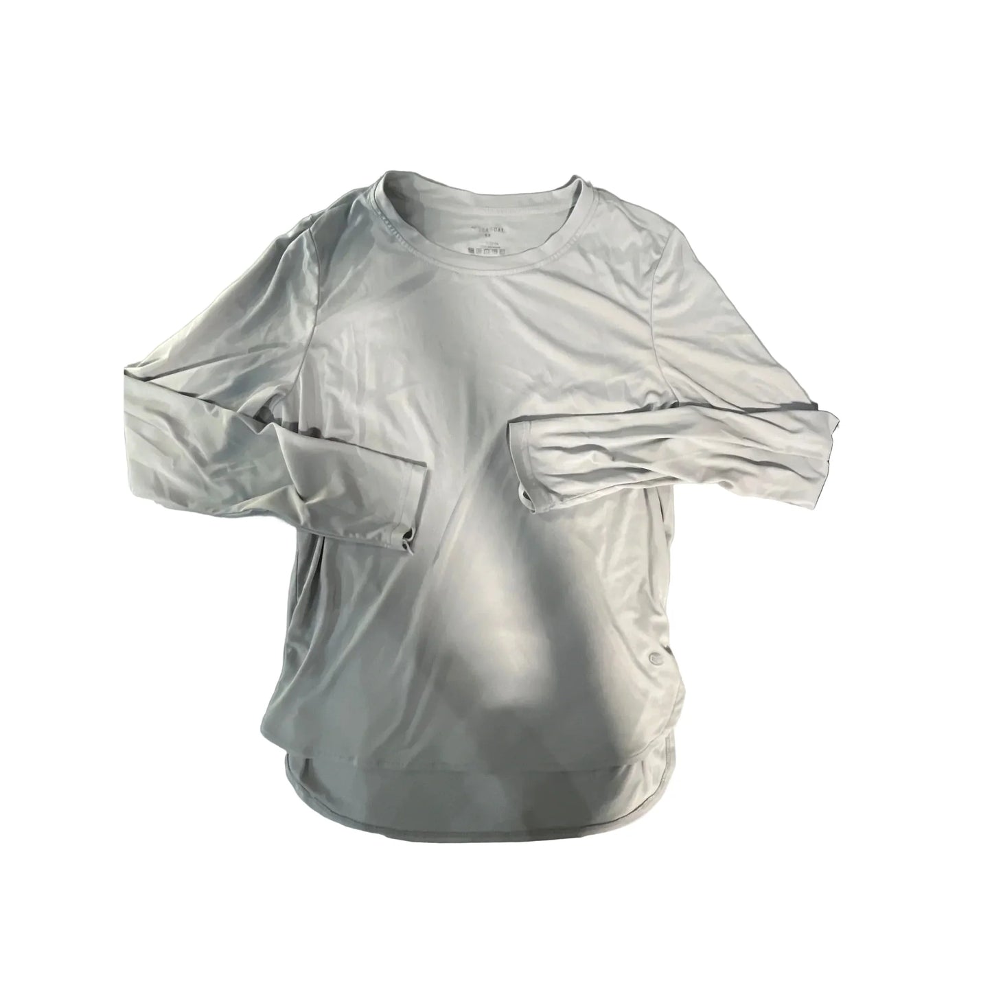 Athletic Top Long Sleeve Crewneck By Cmc In Grey, Size: M