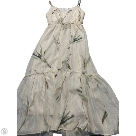 Dress Casual Maxi By Lush In Cream, Size: L