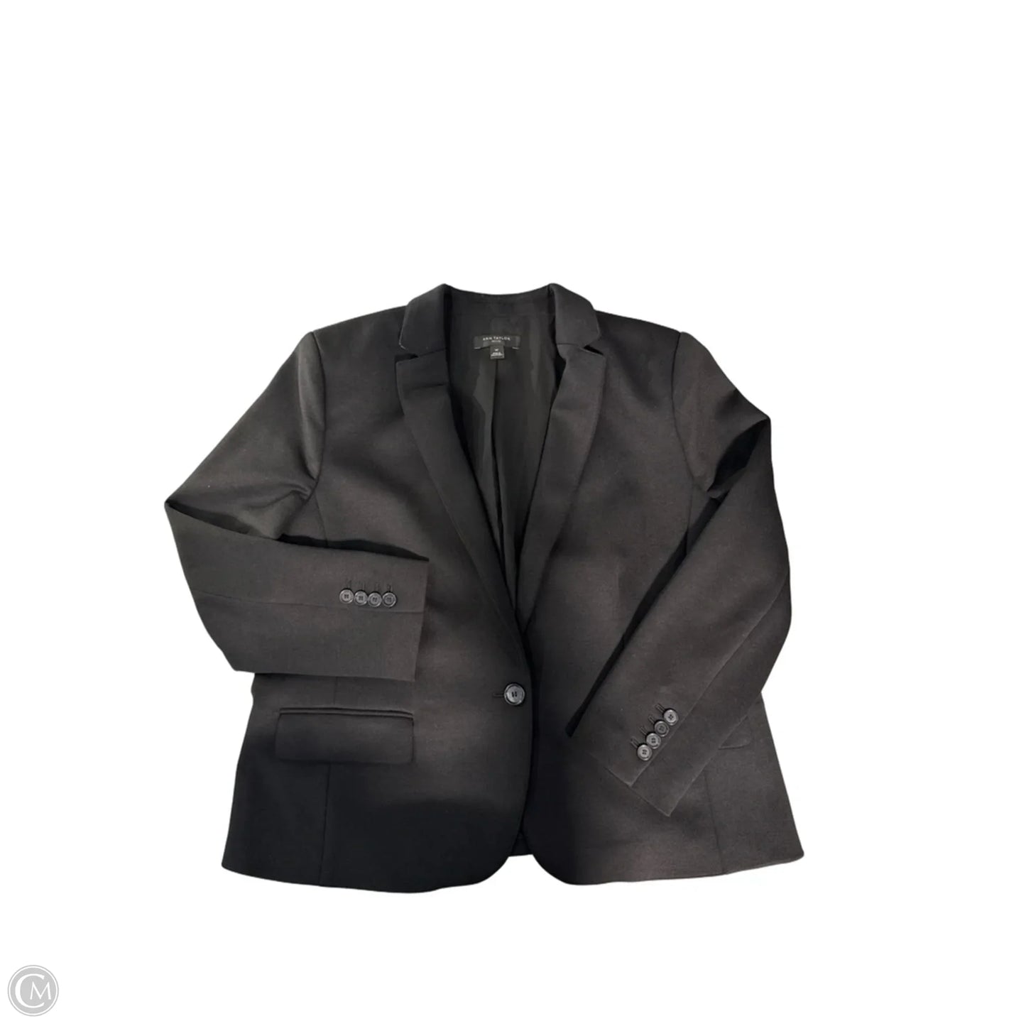Blazer By Ann Taylor In Black, Size: Xl