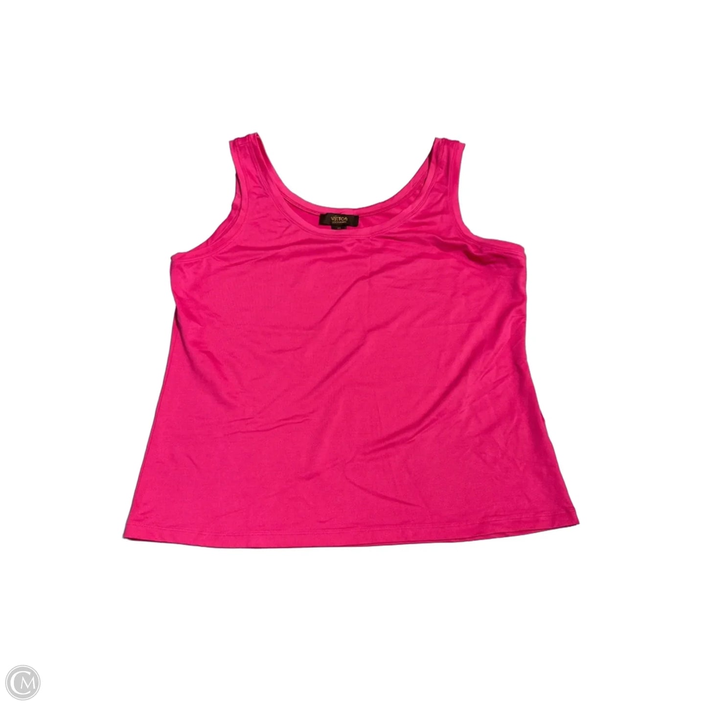Athletic Tank Top By Victor In Pink, Size: Xl