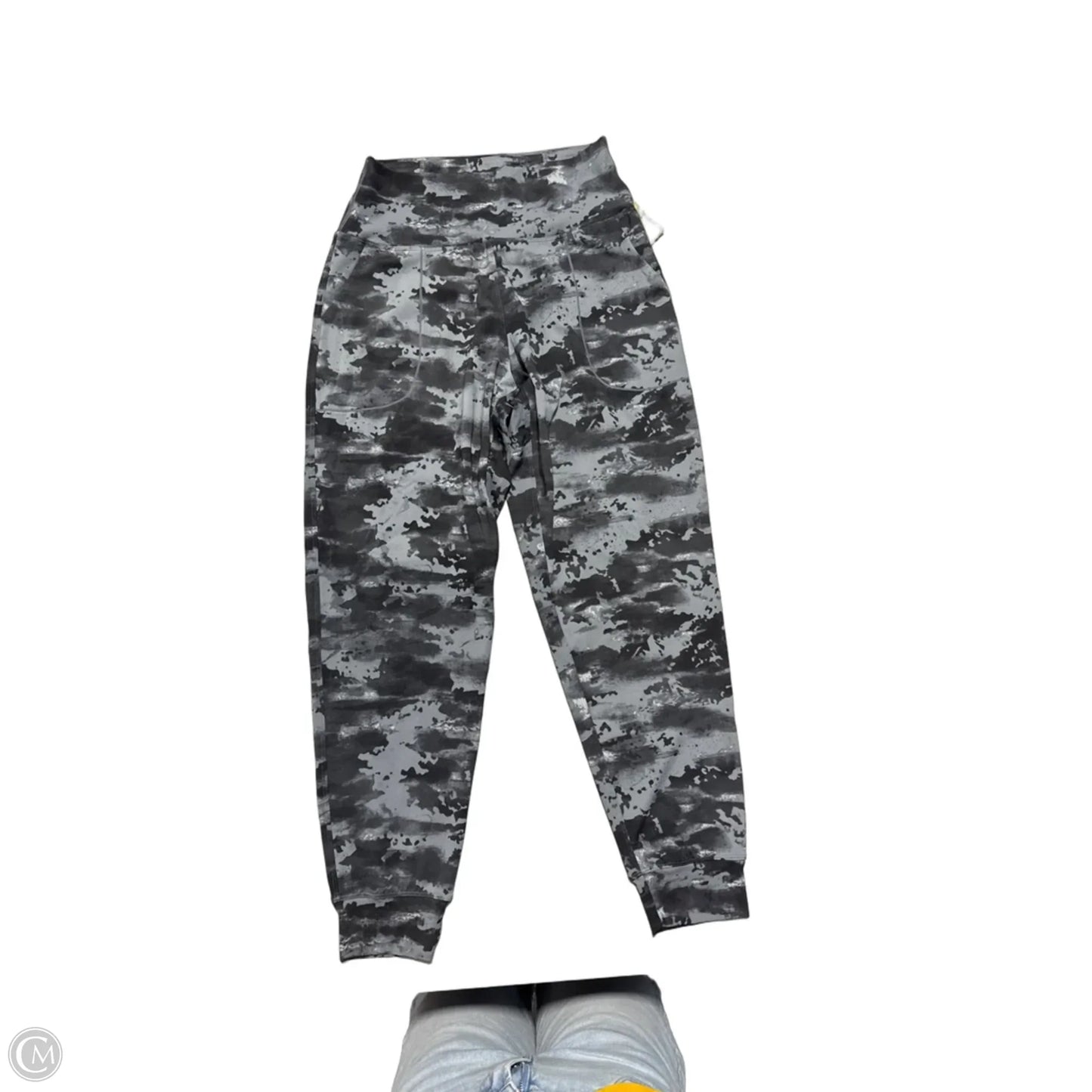 Athletic Pants By Cme In Grey, Size: L