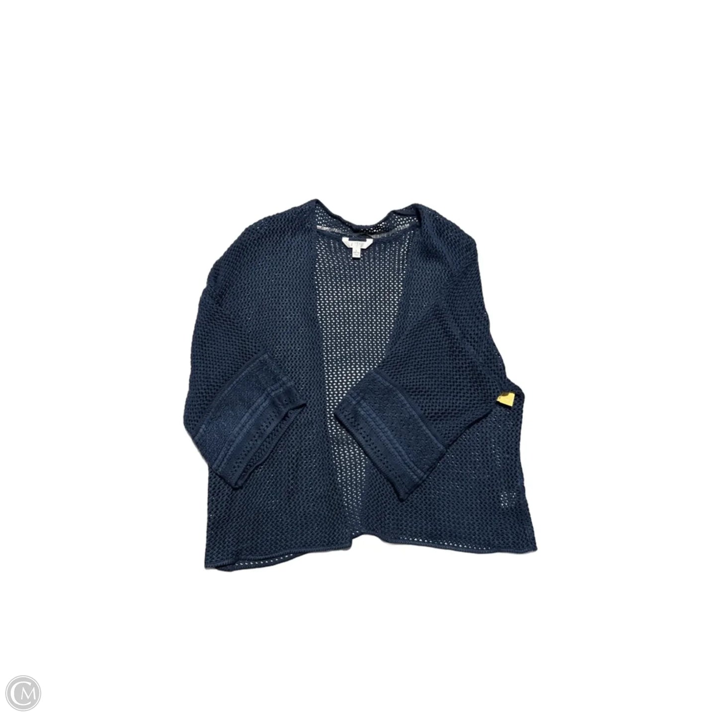 Sweater Cardigan By Time And Tru In Navy, Size: L