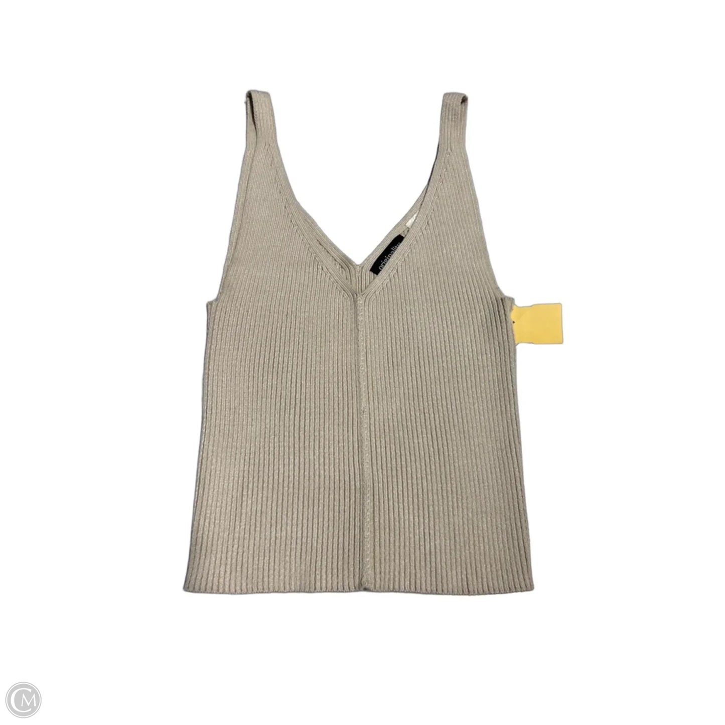 Tank Top By Originality In Beige, Size: S