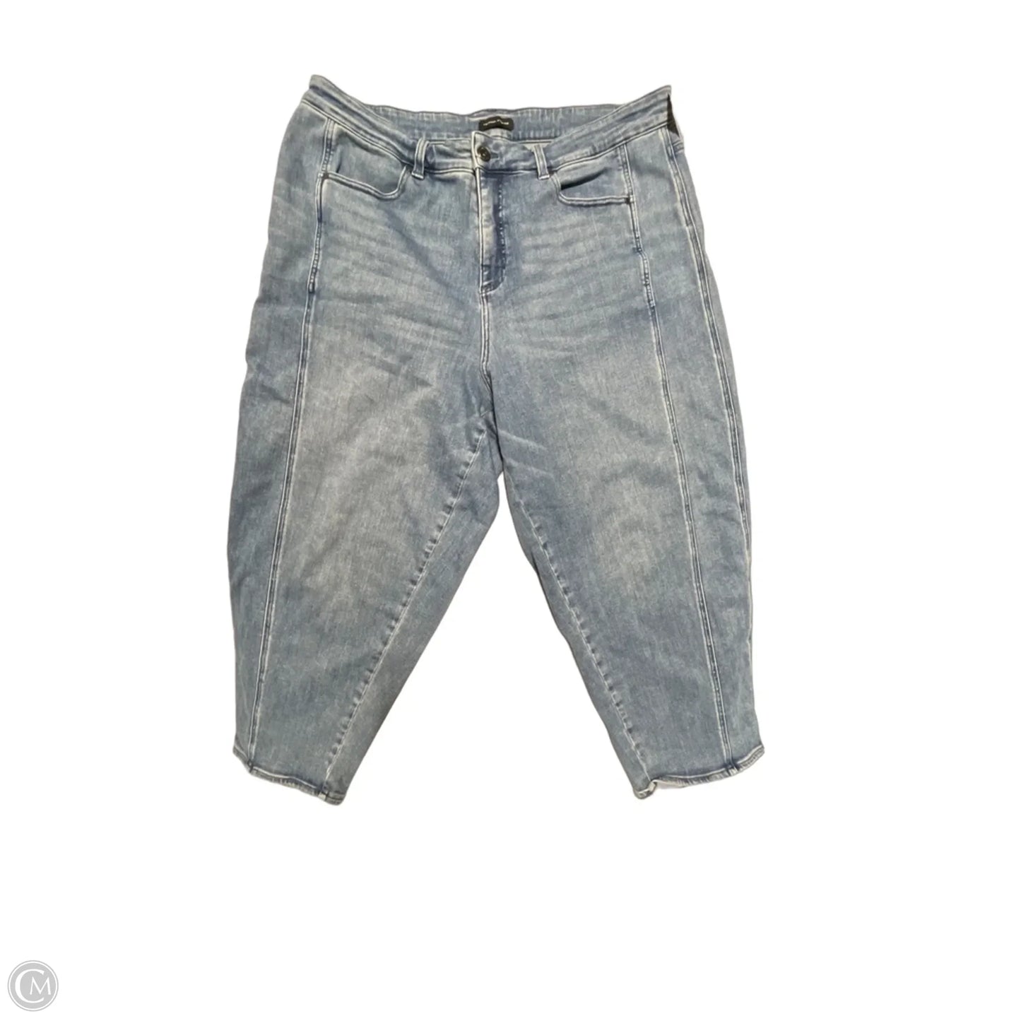 Jeans Wide Leg By Universal Standard In Blue Denim, Size: 22