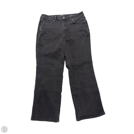 Jeans Wide Leg By Judy Blue In Black Denim, Size: 20