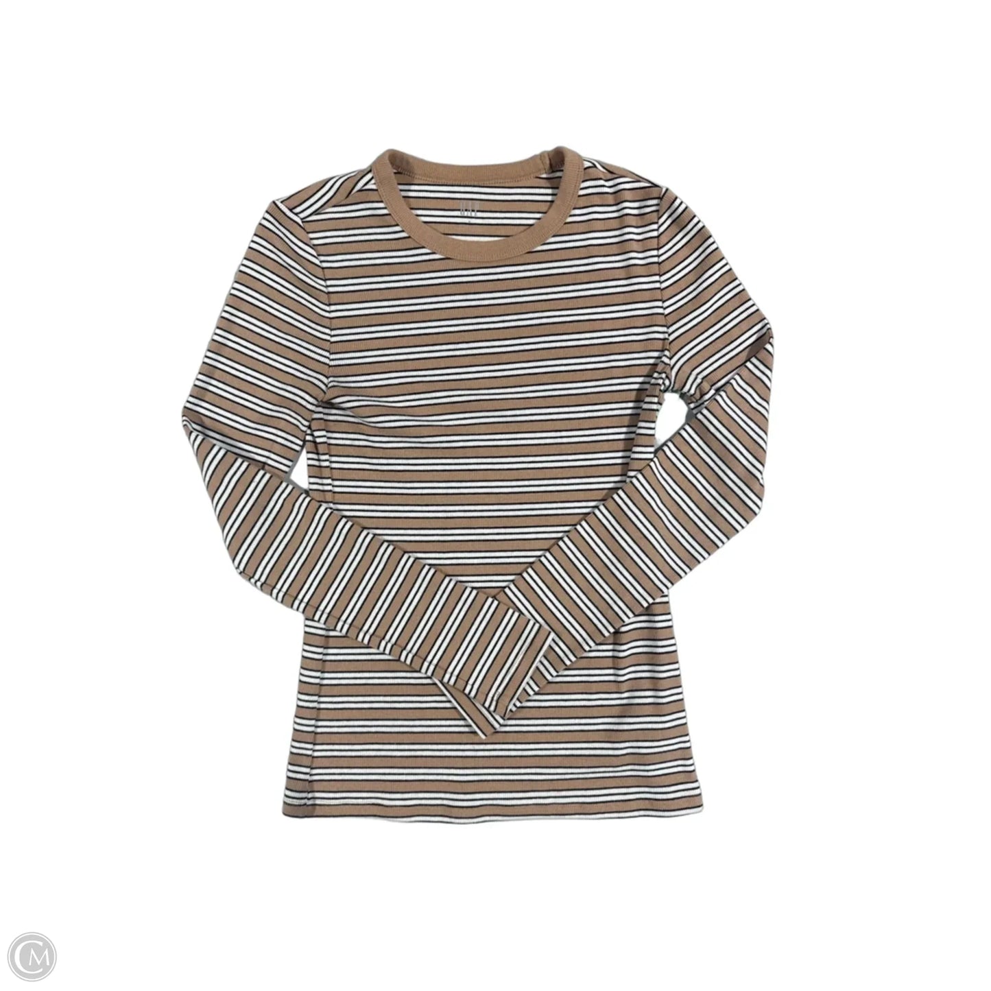 Top Long Sleeve By Gap In Tan, Size: S