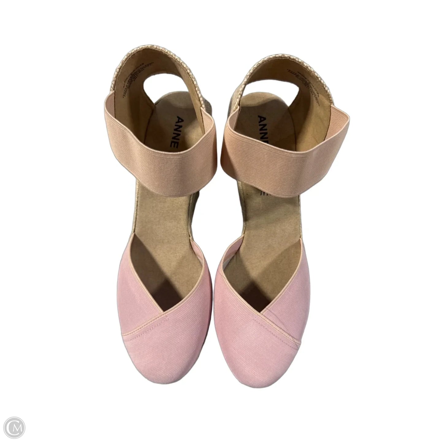 Shoes Heels Wedge By Anne Klein In Pink, Size: 9