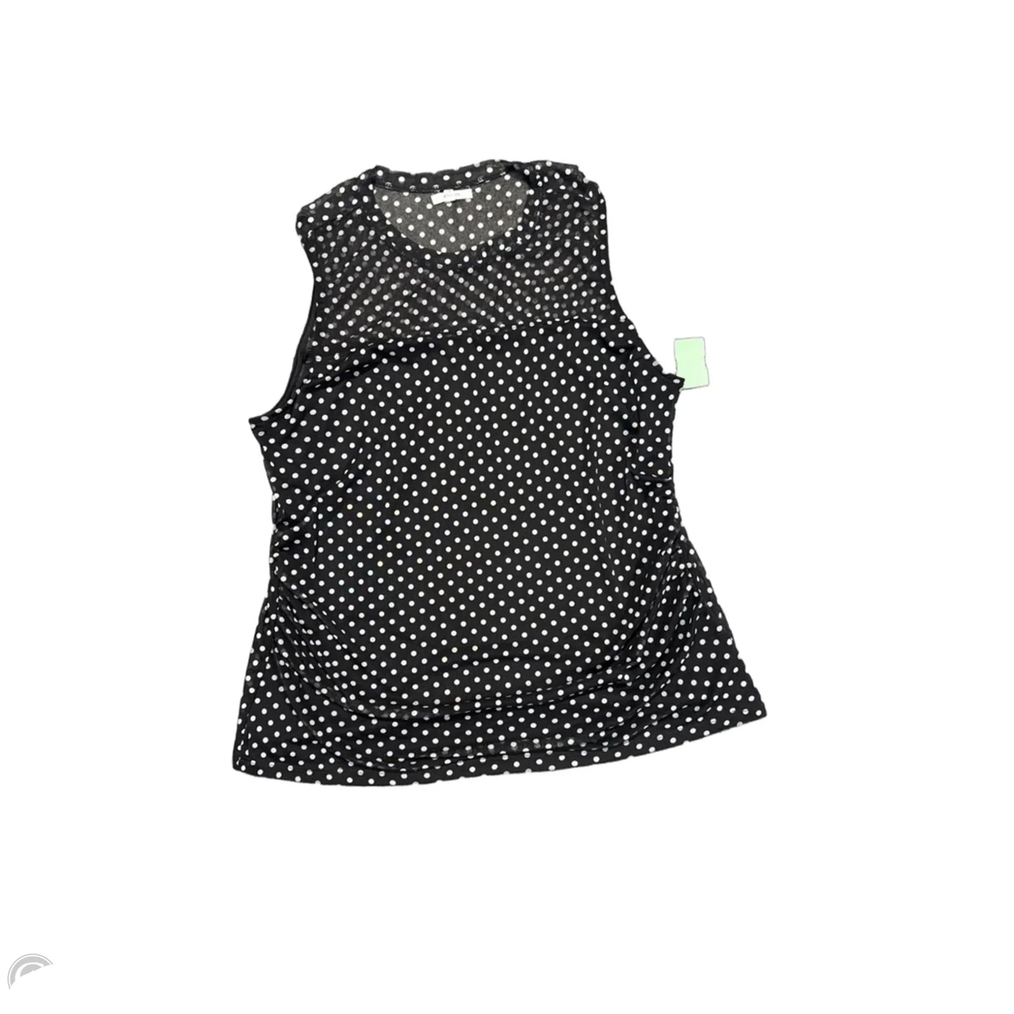 Top Sleeveless By Maurices In Black & White, Size: 1x