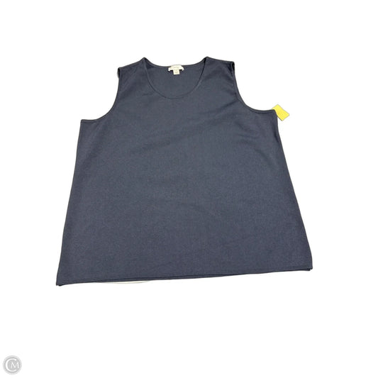 Tank Top By Cj Banks In Navy, Size: 3x