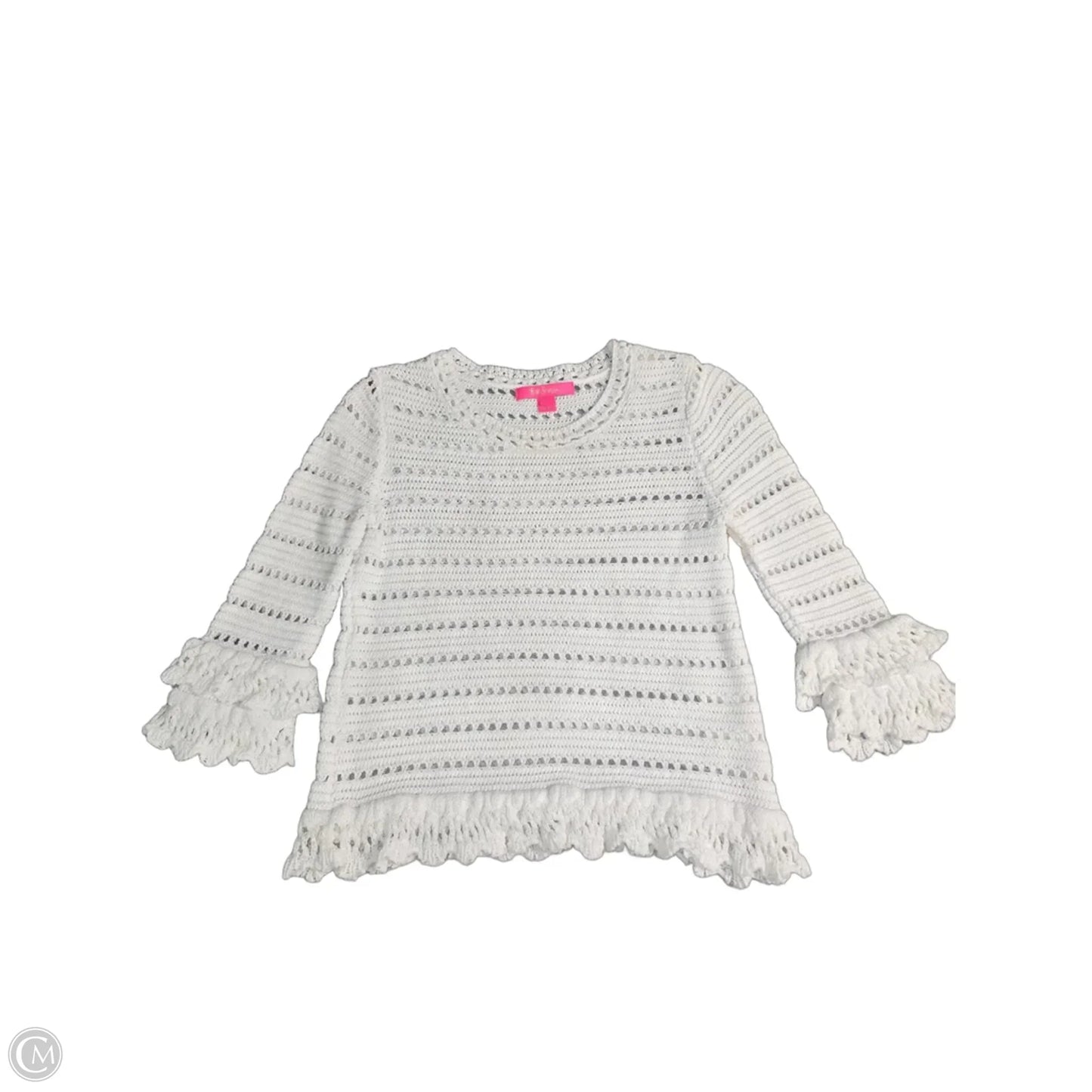 Sweater Designer By Lilly Pulitzer In White, Size: S