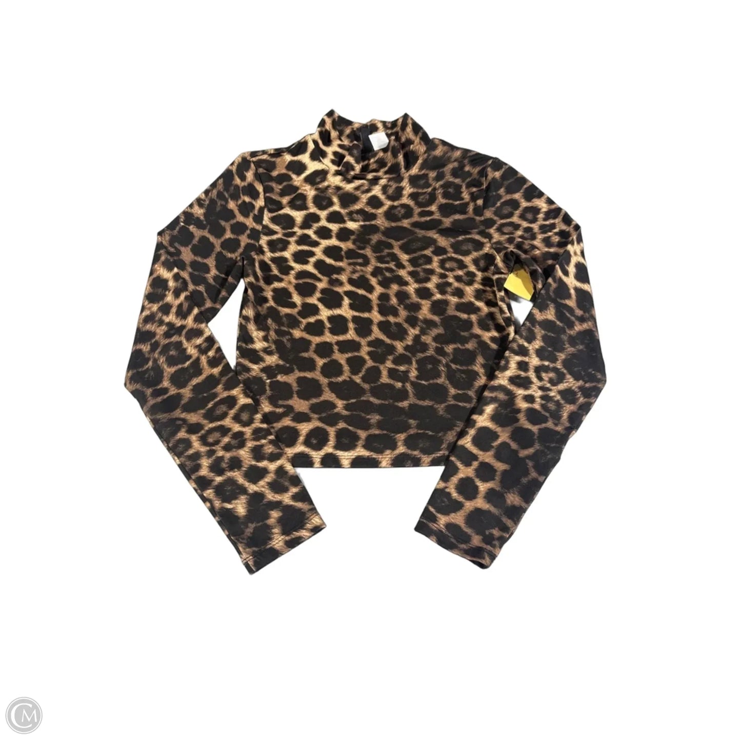 Top Long Sleeve By Divided In Animal Print, Size: S