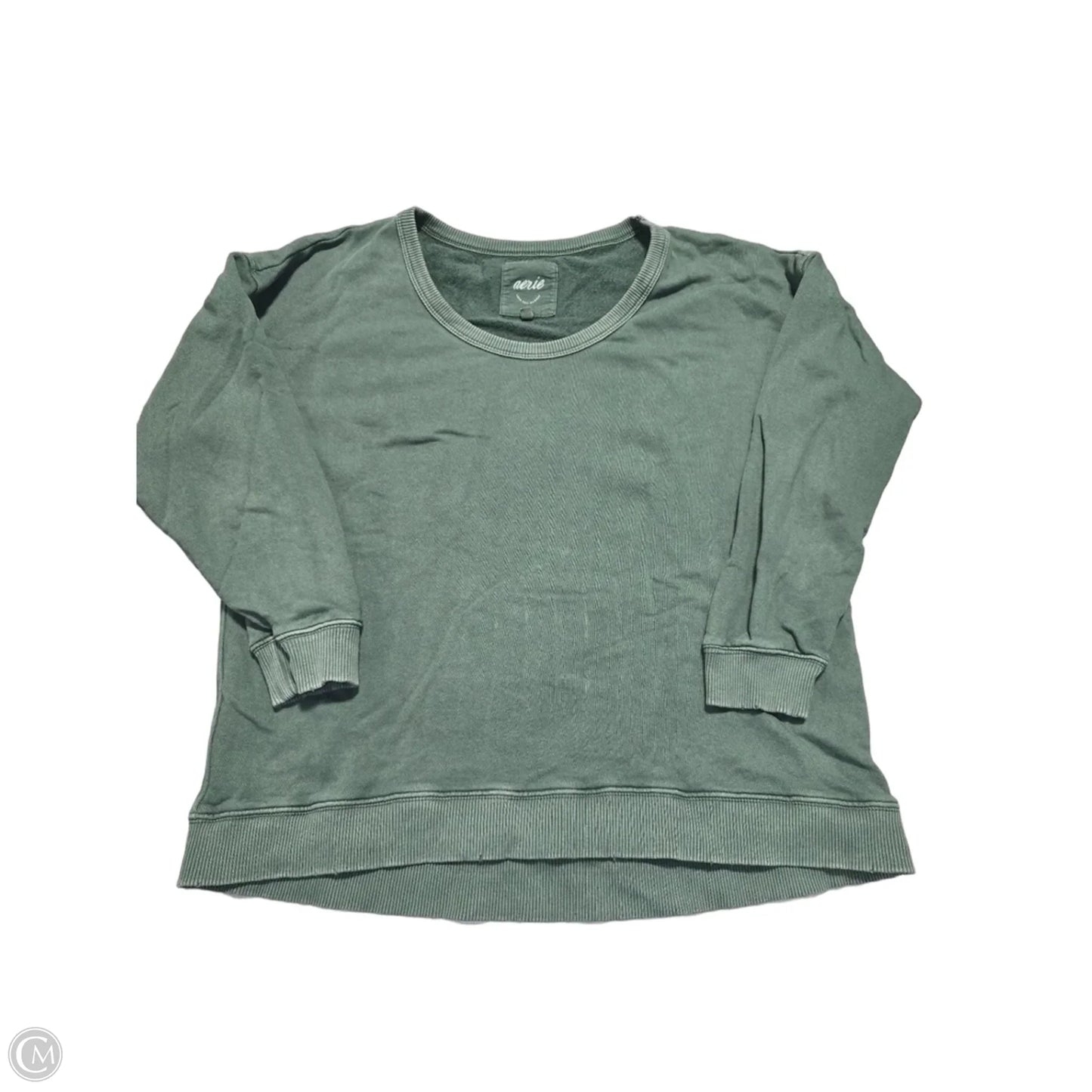 Top Long Sleeve By Aerie In Green, Size: Xs
