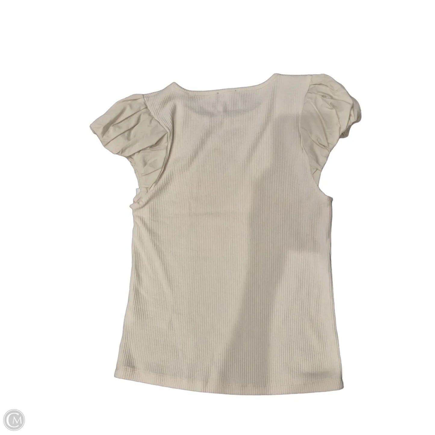 Top Short Sleeve By J. Crew In White, Size: M