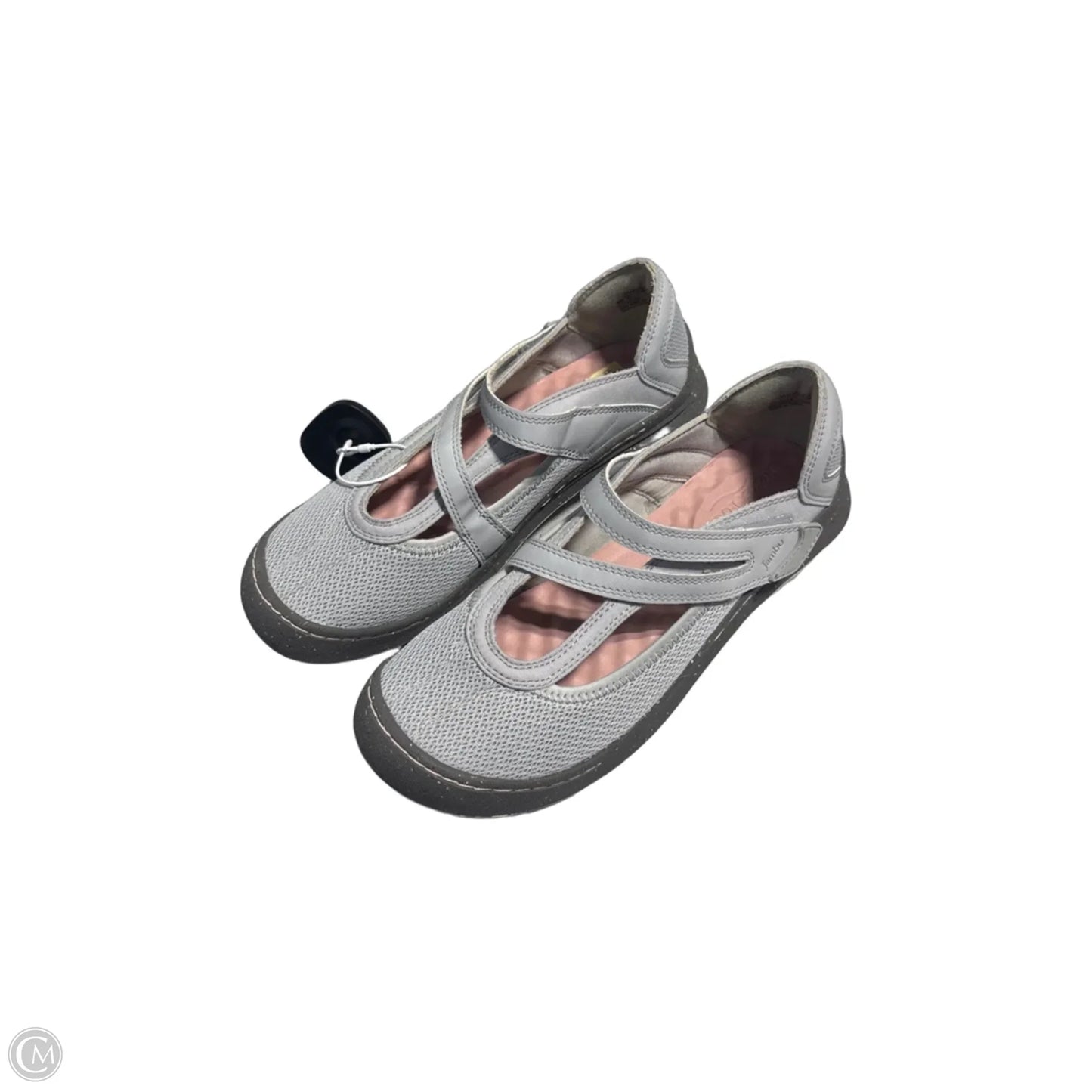Shoes Flats By Jambu In Grey, Size: 8