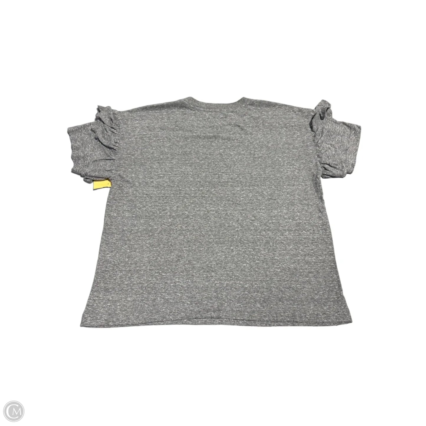 Top Short Sleeve By Current/elliott In Grey, Size: Xs