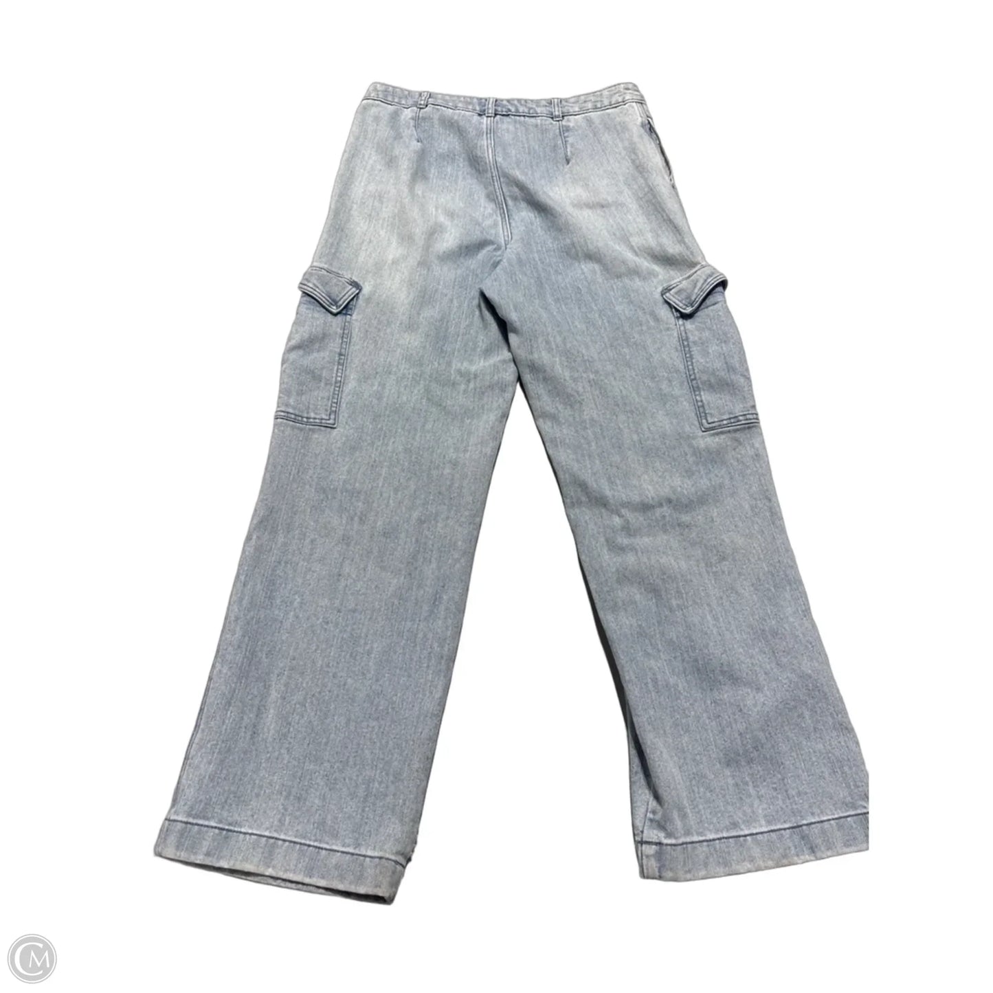 Jeans Straight By Michael By Michael Kors In Blue Denim, Size: 10