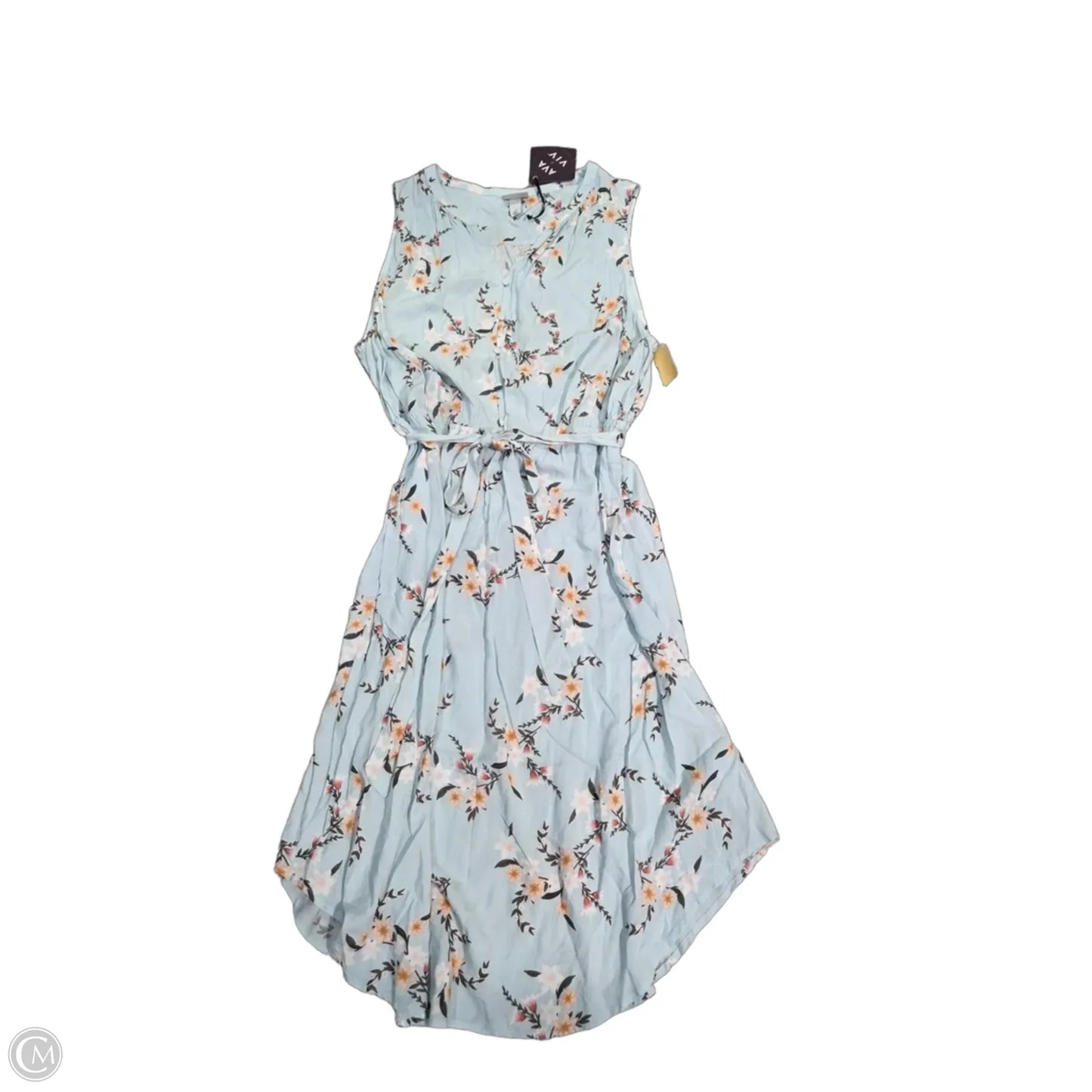 Dress Casual Midi By Ava & Viv In Teal, Size: 2x
